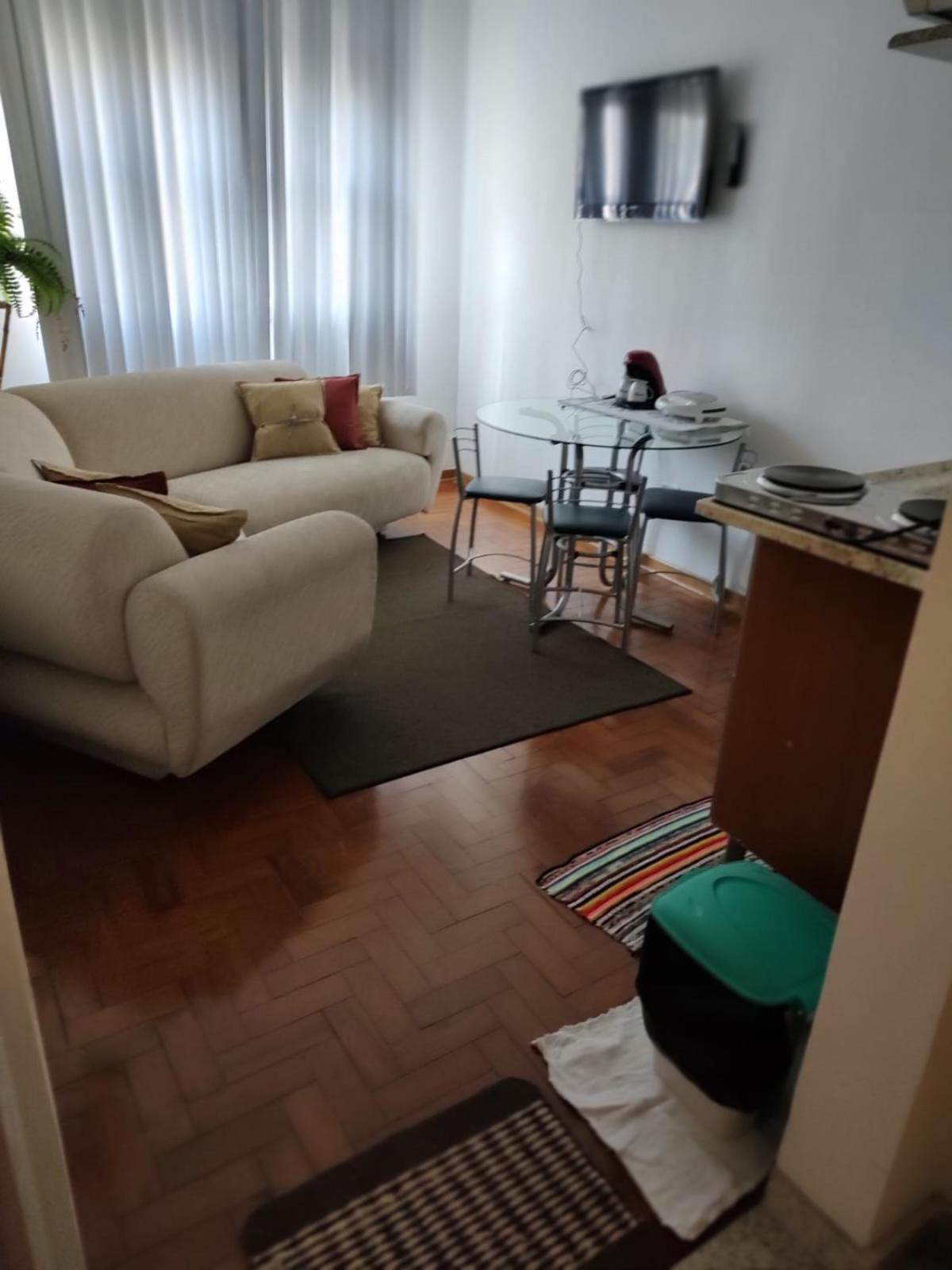 2 Dormitorios, Wifi, Ponta Da Praia, Predio Em Frente Ao Mar - * Santos (Sao Paulo)