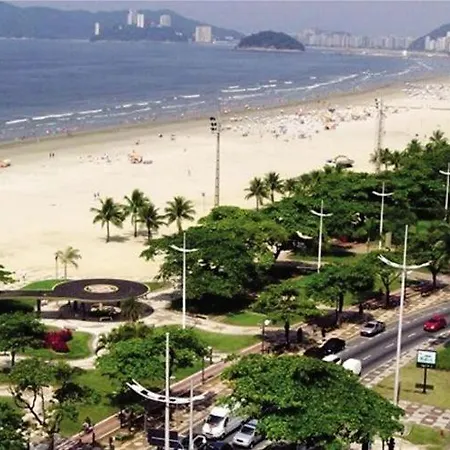 Apartamento 2 Dormitorios, Wifi, Ponta Da Praia, Predio Em Frente Ao Mar - Santos Exterior photo