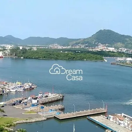 Apartamento 2 Dormitorios, Wifi, Ponta Da Praia, Predio Em Frente Ao Mar - Santos Exterior photo