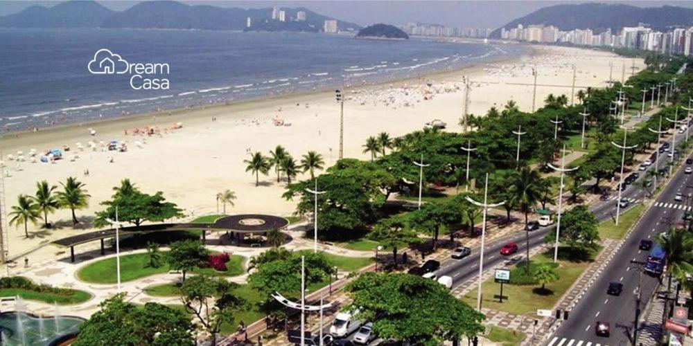 2 Dormitorios, Wifi, Ponta Da Praia, Predio Em Frente Ao Mar - *